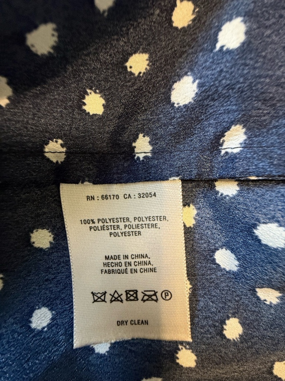 Maeve Navy Polka Dot Tie-Waist Mini Dress - Picture 6 of 6
